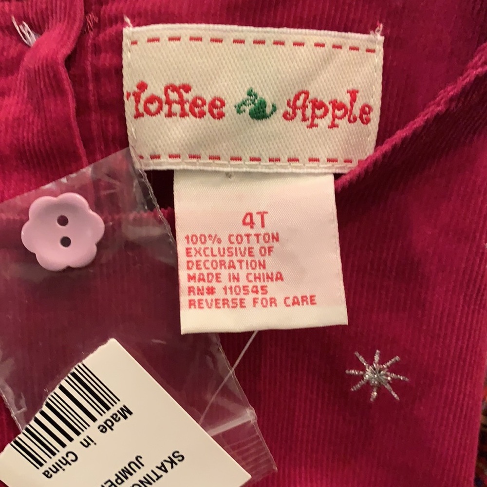 NWT TOFFEE APPLE CHRISTMAS DRESS - Picture 5 of 5
